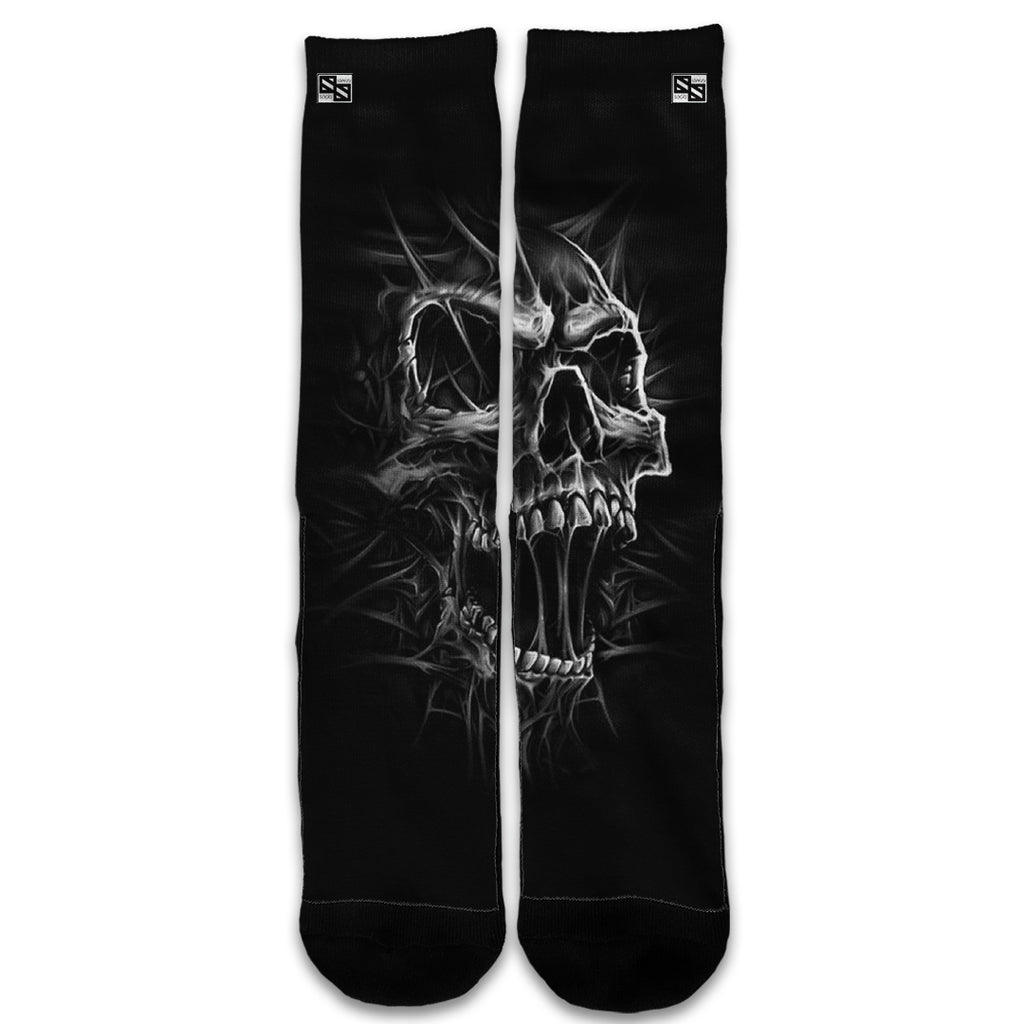  Skull Evil Stretch Slash Screaming Universal Socks