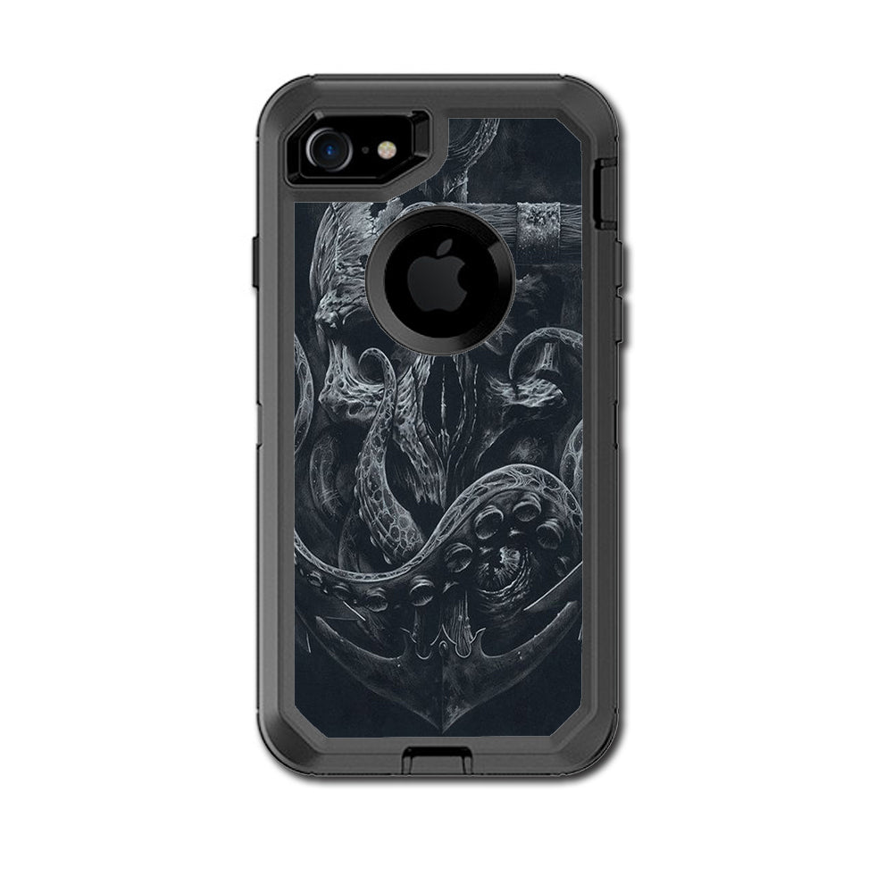  Skull Anchor Octopus Under Sea Otterbox Defender iPhone 7 or iPhone 8 Skin