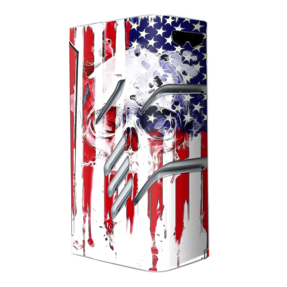  U.S.A. Flag Skull Drip Smok T-Priv Skin