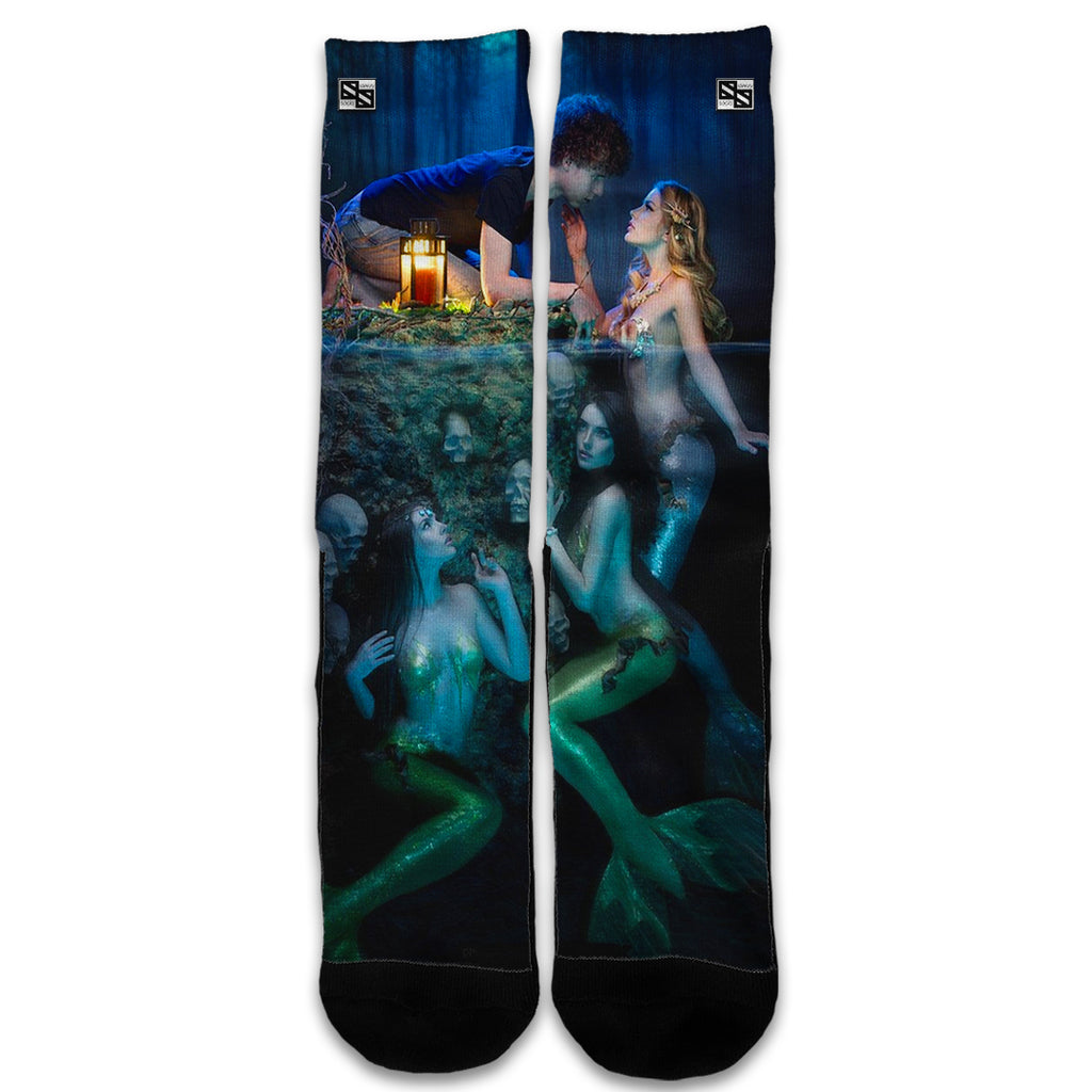  Sirens Mermaids Under Water Universal Socks