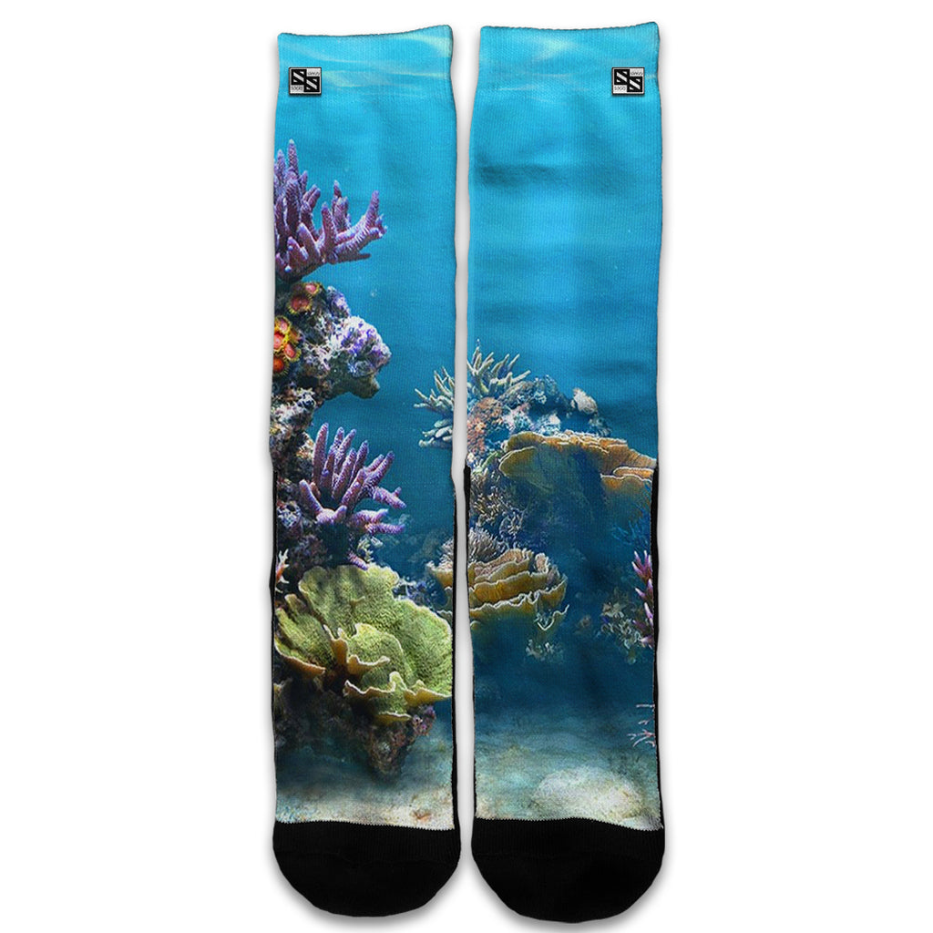  Under Water Coral Live Universal Socks