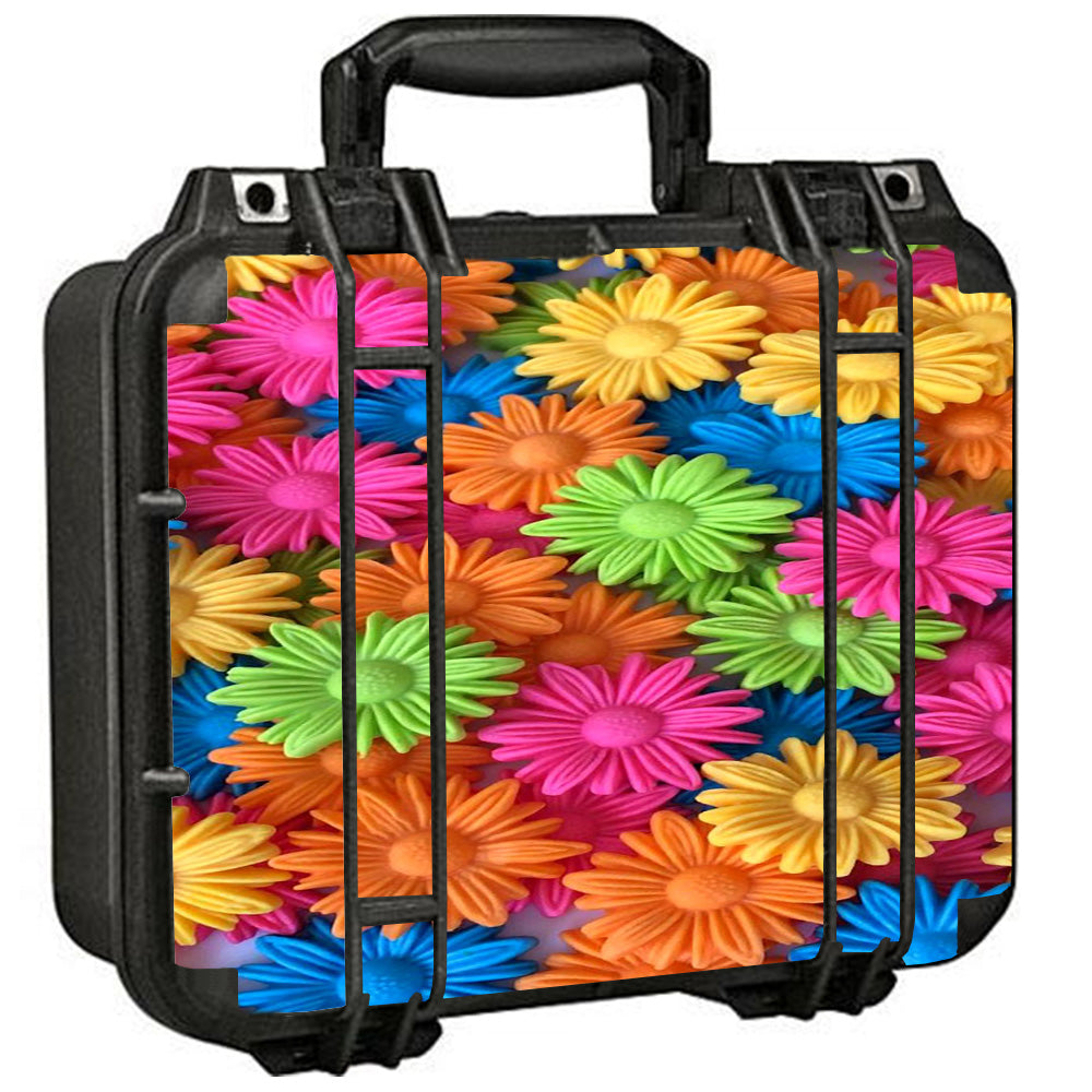  Colorful Wax Daisies Flowers Pelican Case 1400 Skin