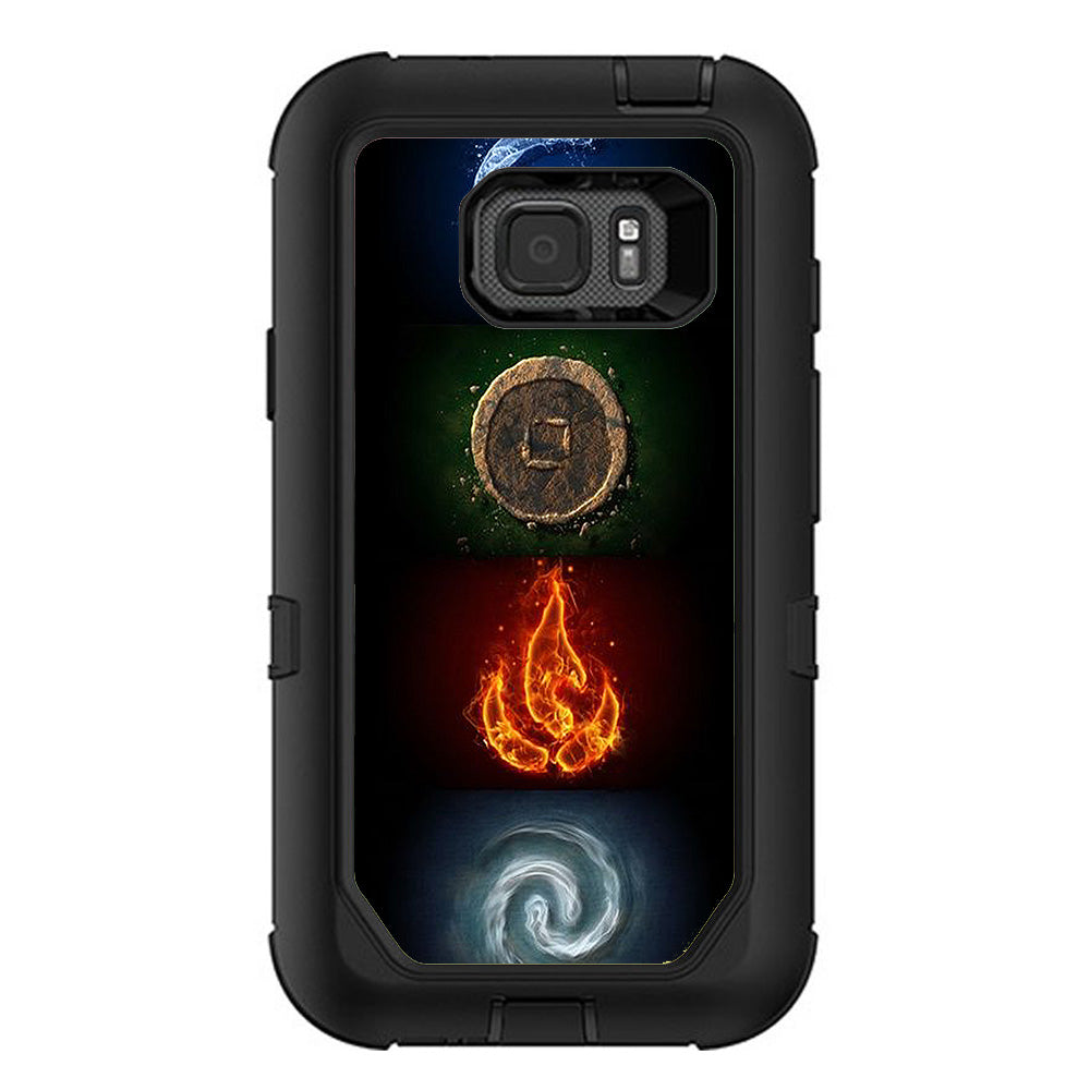  Elements Water Earth Fire Air Otterbox Defender Samsung Galaxy S7 Active Skin