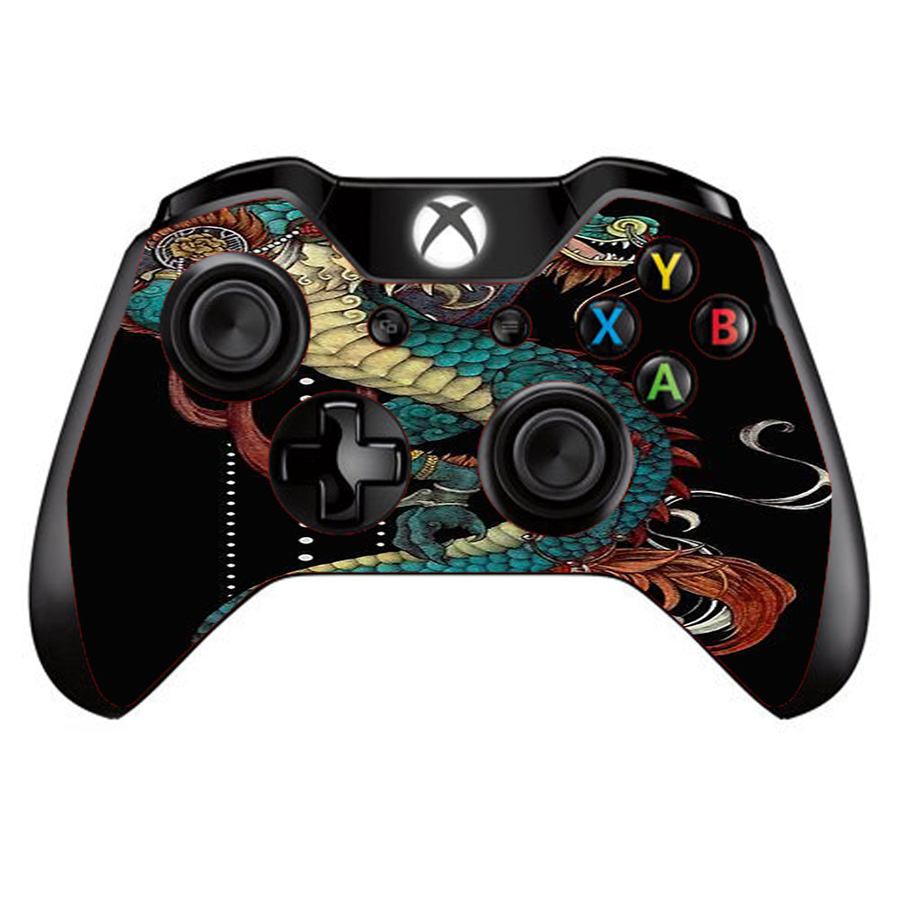  Dragon Japanese Style Tattoo Microsoft Xbox One Controller Skin