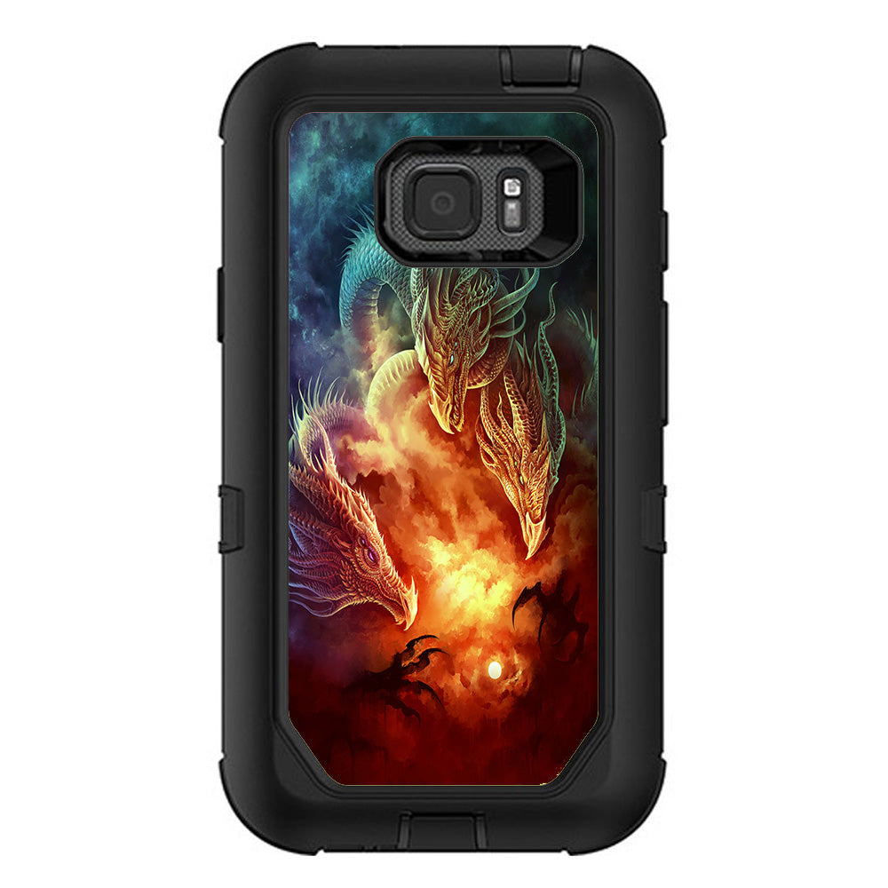  Dragons Fireball Magic Otterbox Defender Samsung Galaxy S7 Active Skin