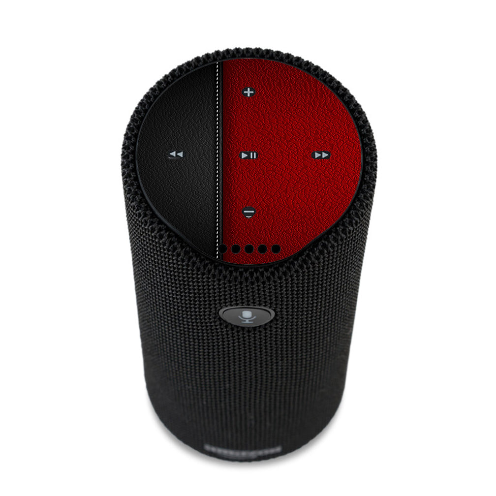  Black And Red Leather Pattern Amazon Tap Skin
