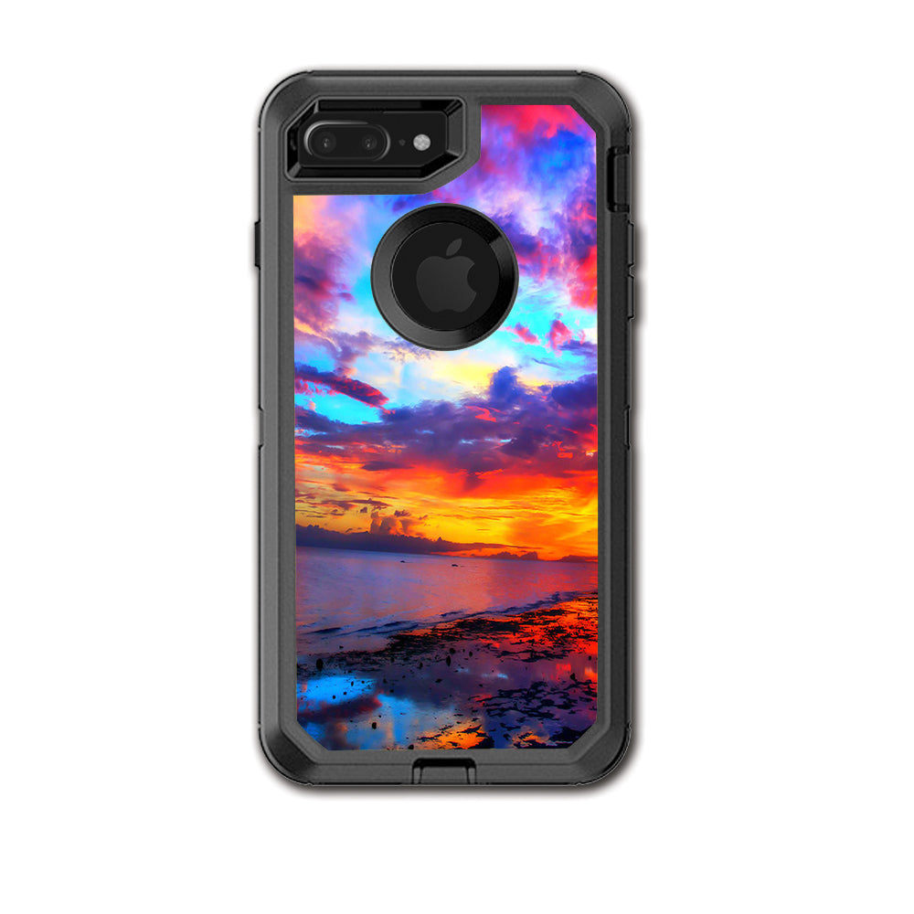  Beautiful Landscape Water Colorful Sky Otterbox Defender iPhone 7+ Plus or iPhone 8+ Plus Skin