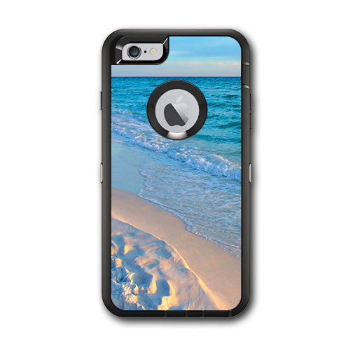  Beach White Sands Blue Water Otterbox Defender iPhone 6 PLUS Skin