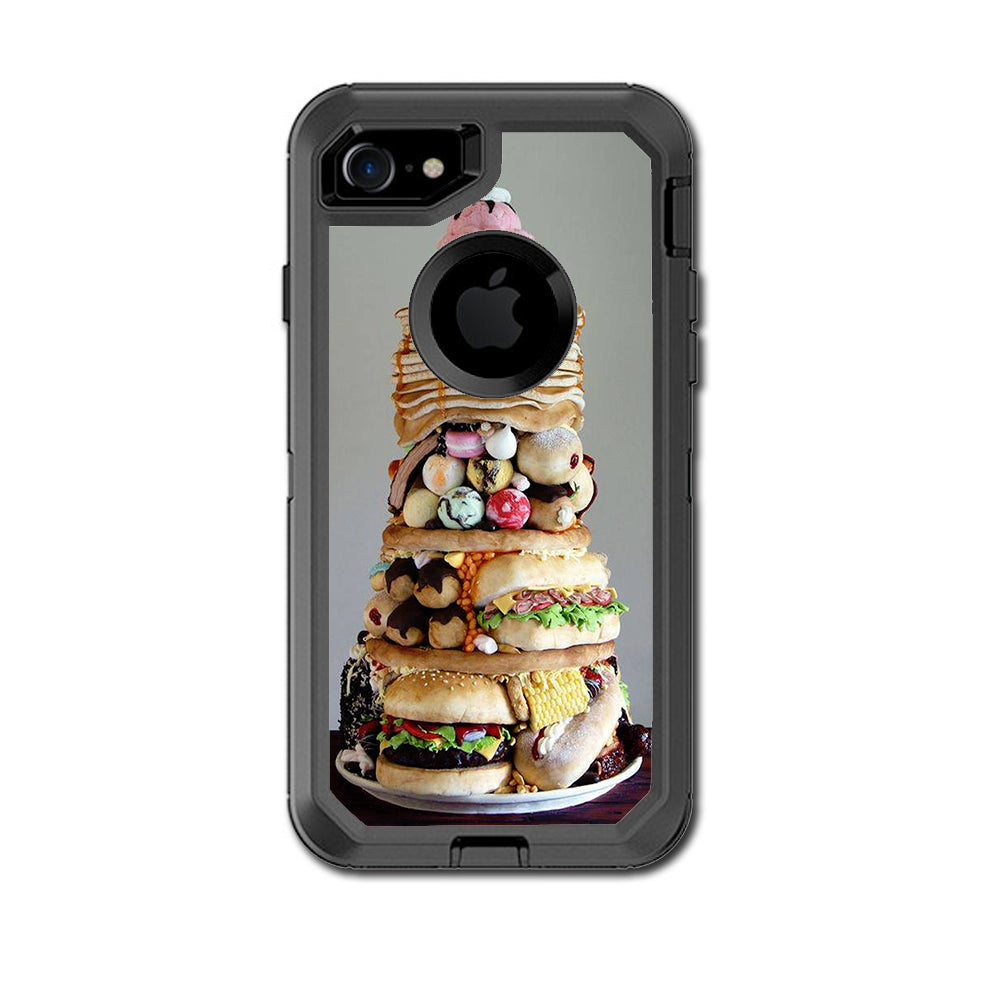  Ultimate Foodie Stack All Foods Otterbox Defender iPhone 7 or iPhone 8 Skin