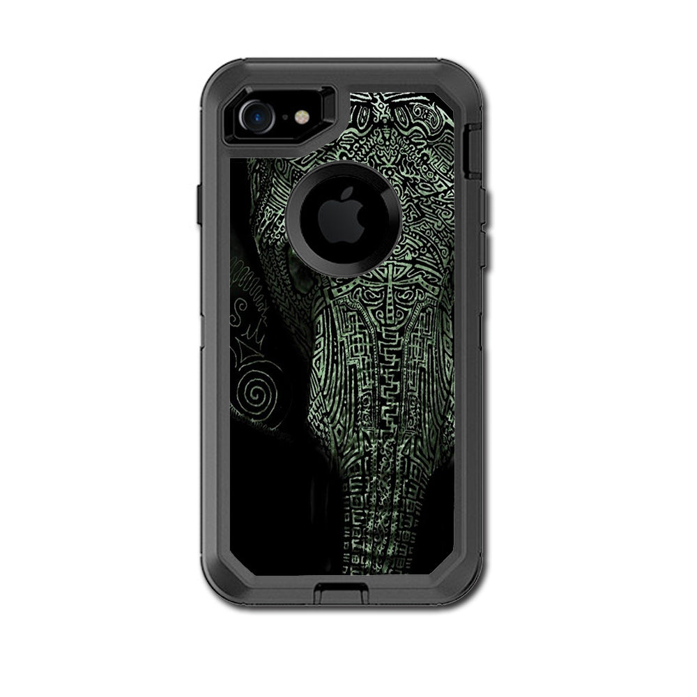  Aztec Elephant Tribal Design Otterbox Defender iPhone 7 or iPhone 8 Skin