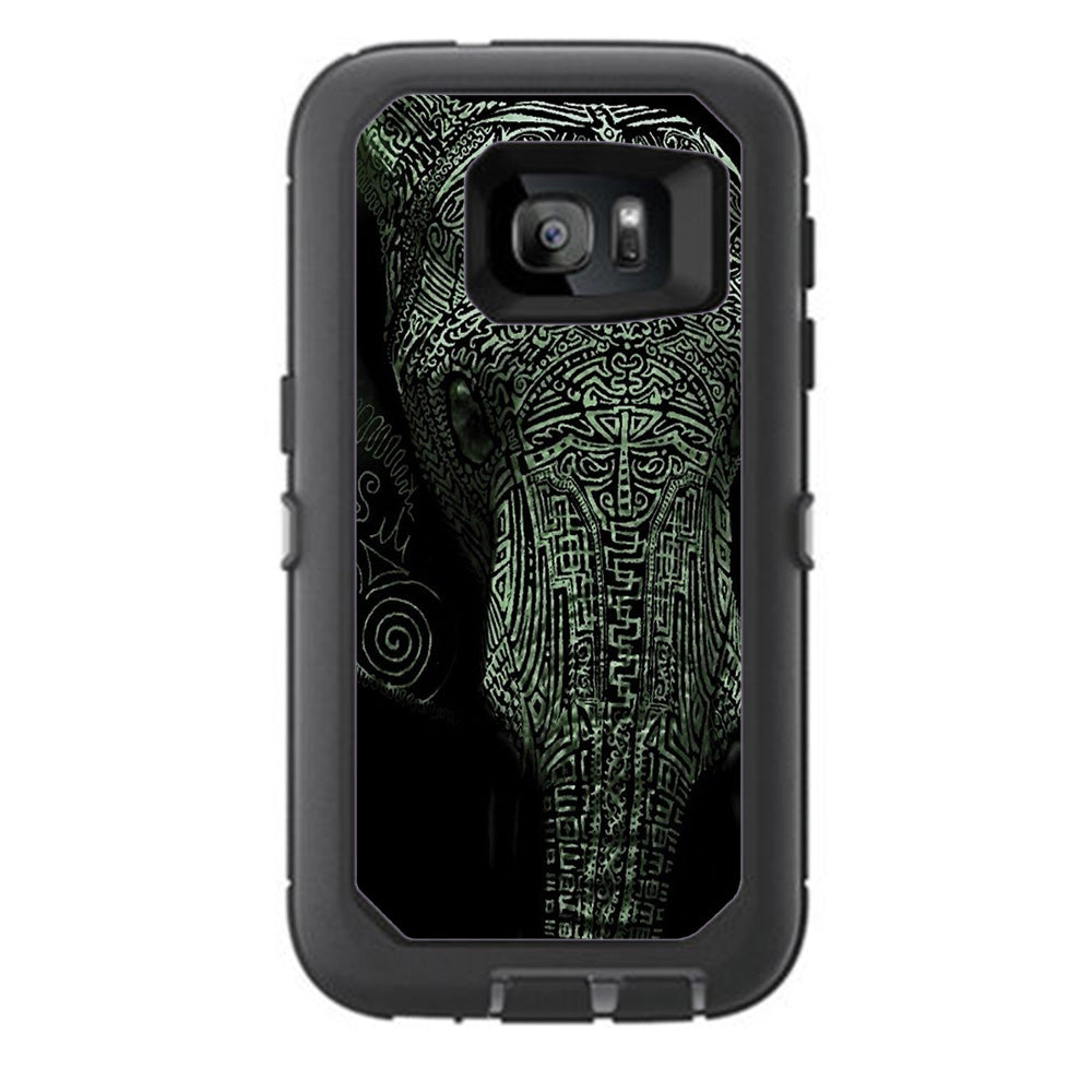  Aztec Elephant Tribal Design Otterbox Defender Samsung Galaxy S7 Skin