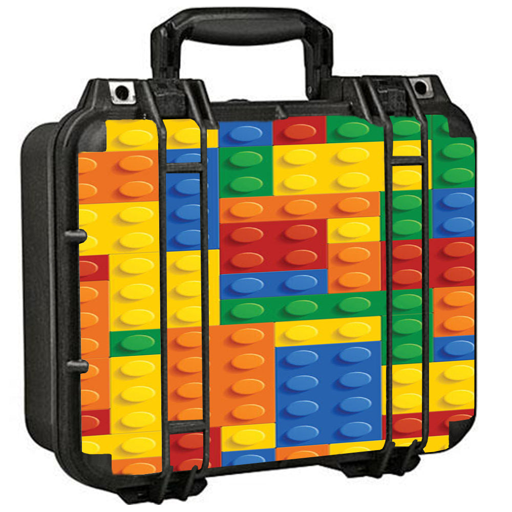  Playing Blocks Bricks Colorful Snap Pelican Case 1400 Skin