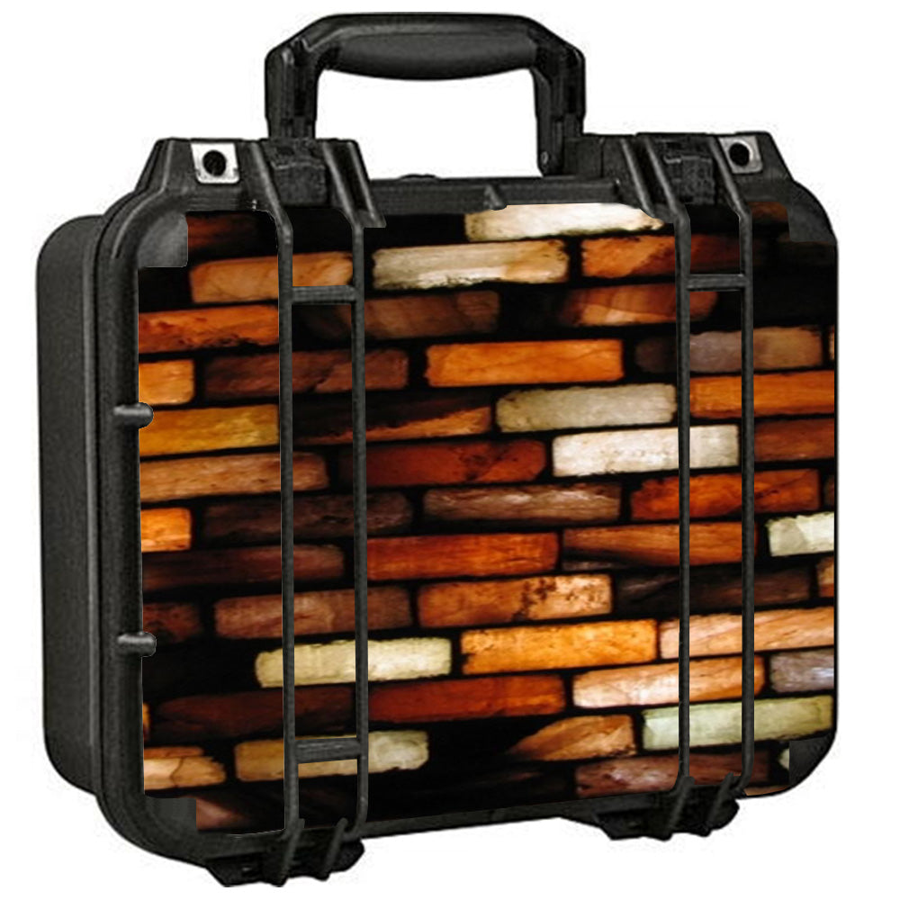  Stained Glass Bricks Brick Wall Pelican Case 1400 Skin