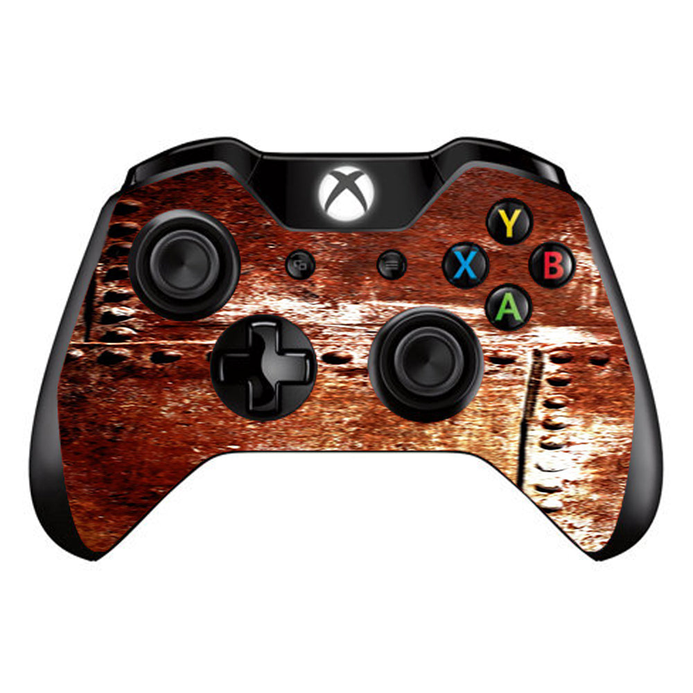  Rusted Metal Panels Rivets Rust Microsoft Xbox One Controller Skin