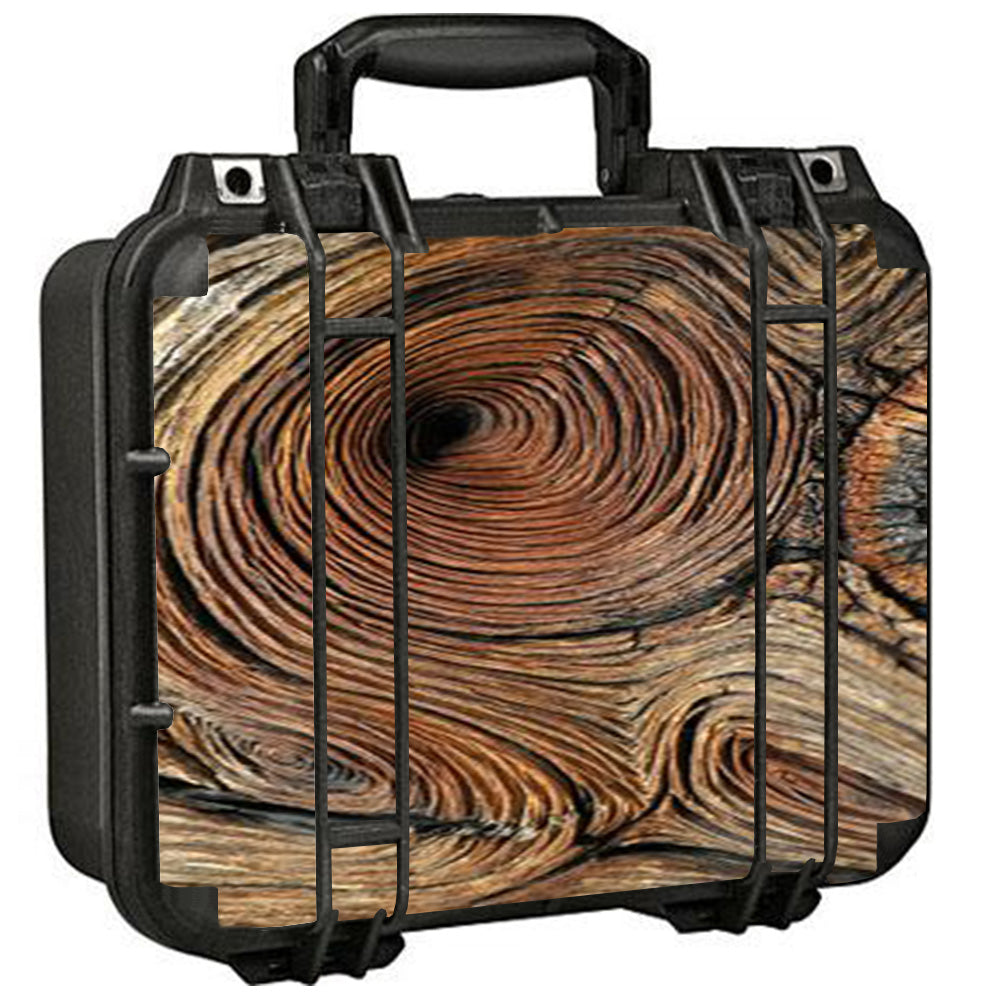  Wood Knot Swirl Log Outdoors Pelican Case 1400 Skin