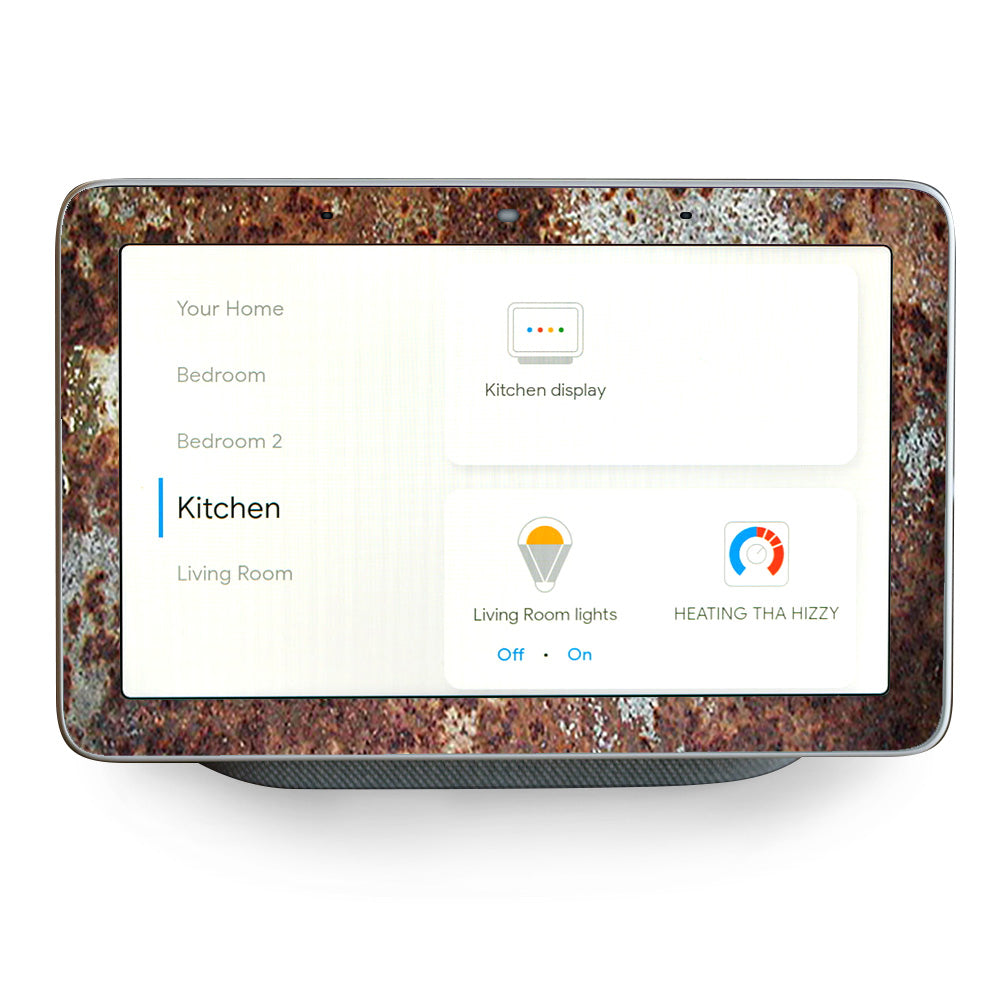 Rust Corroded Metal Panel Damage Google Home Hub Skin