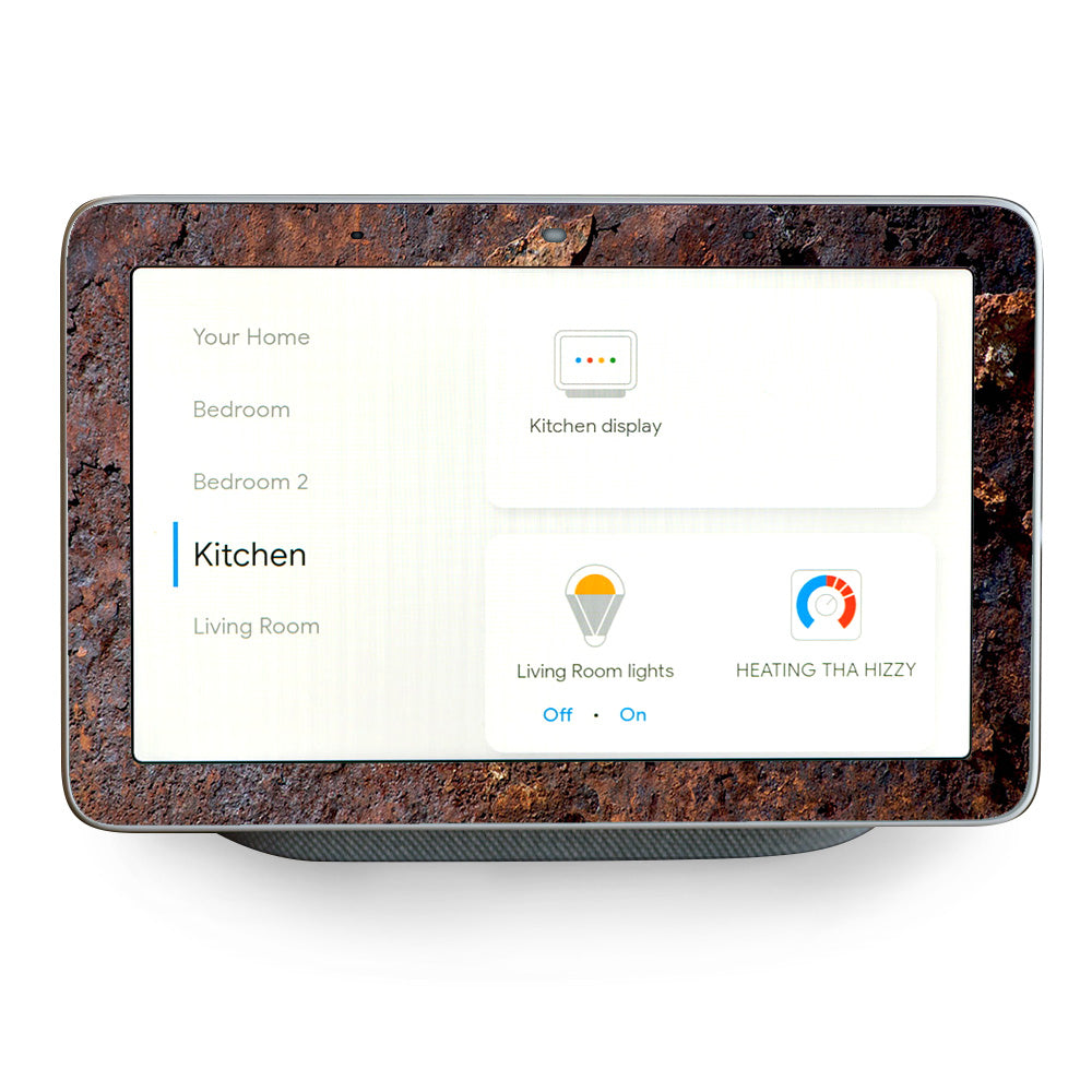 Rusted Away Metal Flakes Of Rust Panel Google Home Hub Skin