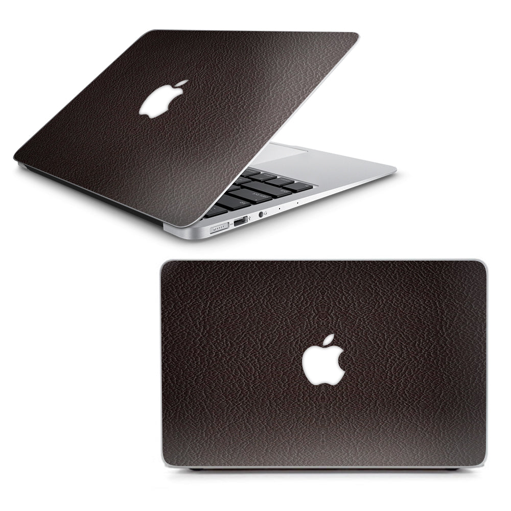  Brown Leather Design Pattern Macbook Air 13" A1369 A1466 Skin