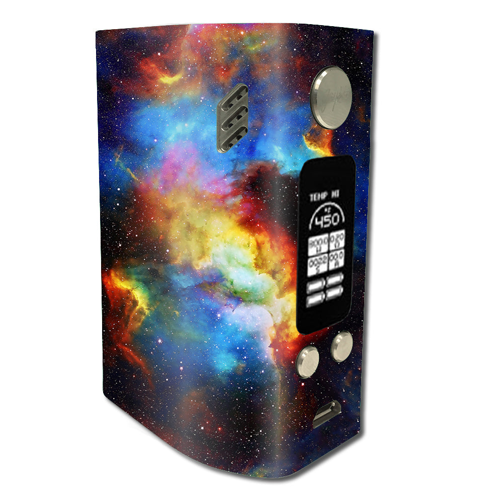  Space Gas Nebula Colorful Galaxy Wismec Reuleaux RX300 Skin