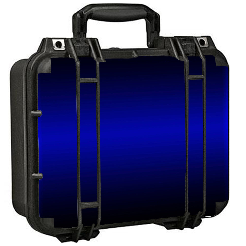  Electric Blue Glow Solid Pelican Case 1400 Skin