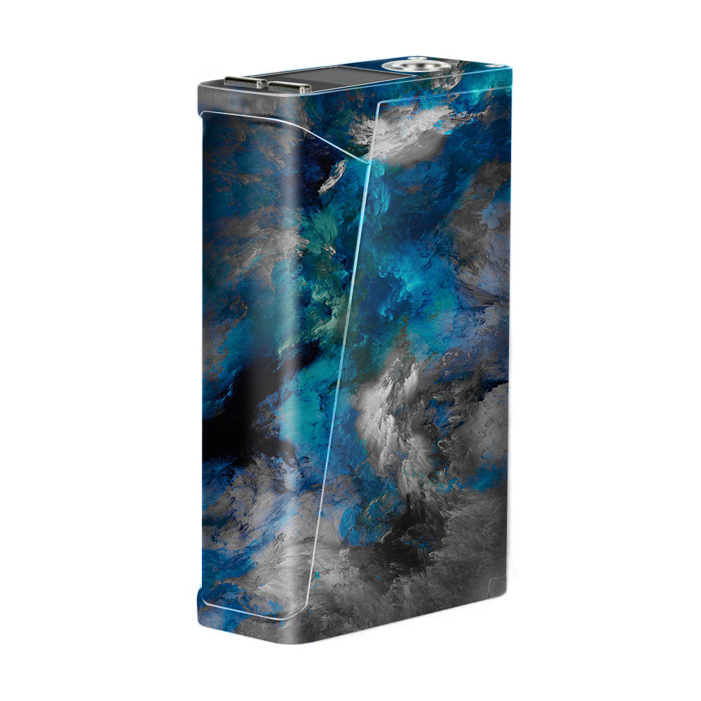  Blue Grey Painted Clouds Watercolor Smok H-Priv Skin