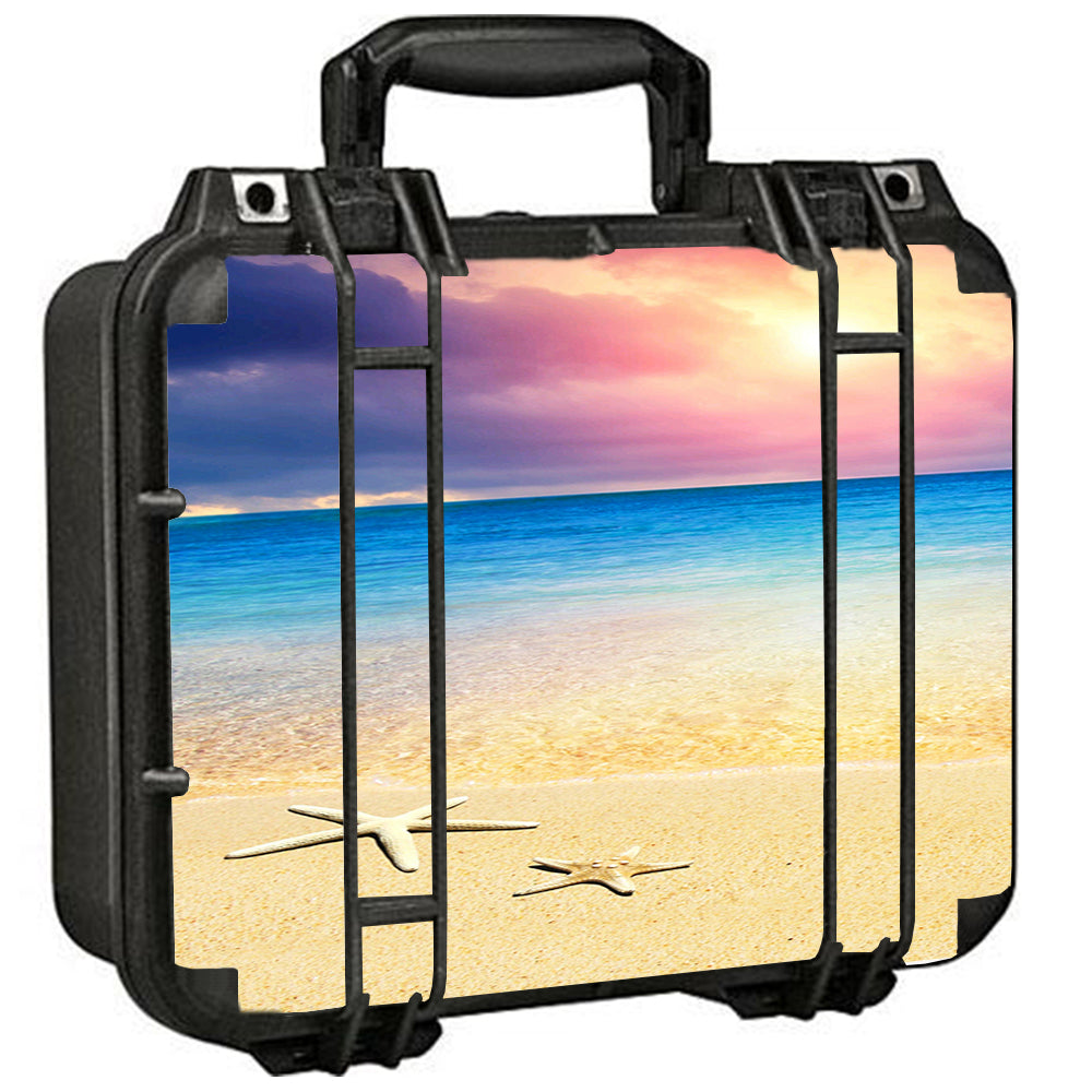  Starfish On The Sand Beach Sunset Pelican Case 1400 Skin