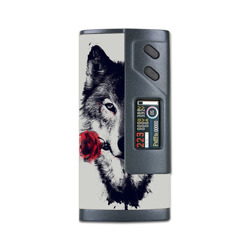  Wolf With Rose In Mouth Sigelei 213W Plus Skin