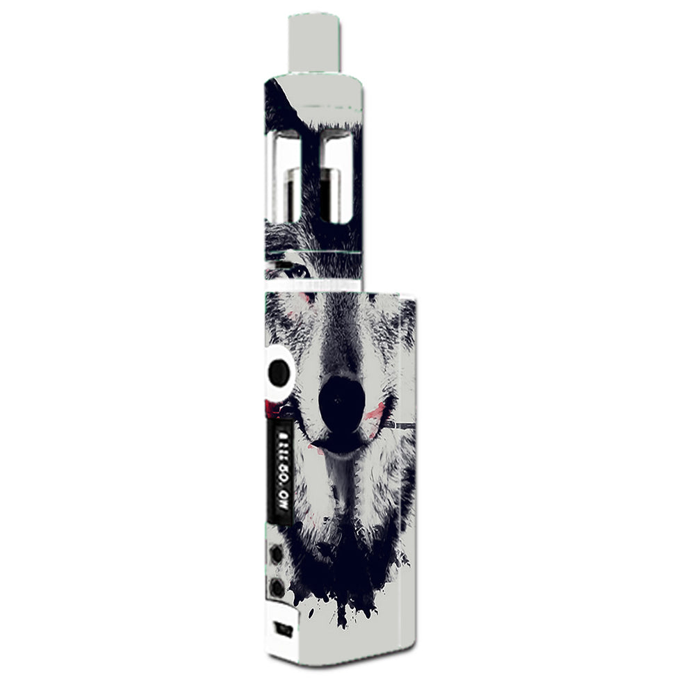  Wolf With Rose In Mouth Kangertech Subox Mini Skin
