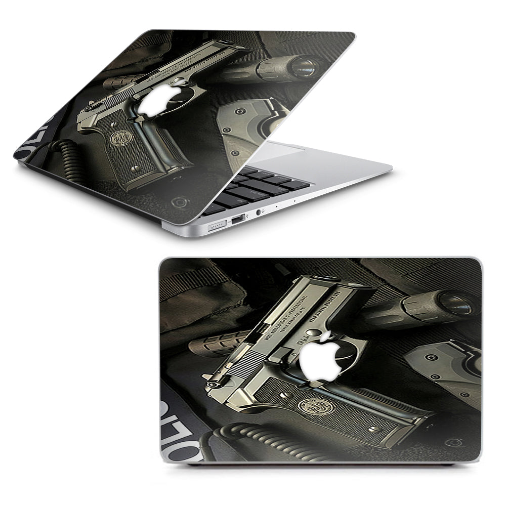  Edc Pistol Flashlight Knife Macbook Air 11" A1370 A1465 Skin