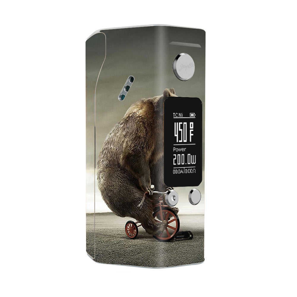  Bear Riding Tricycle Wismec Reuleaux RX200S Skin