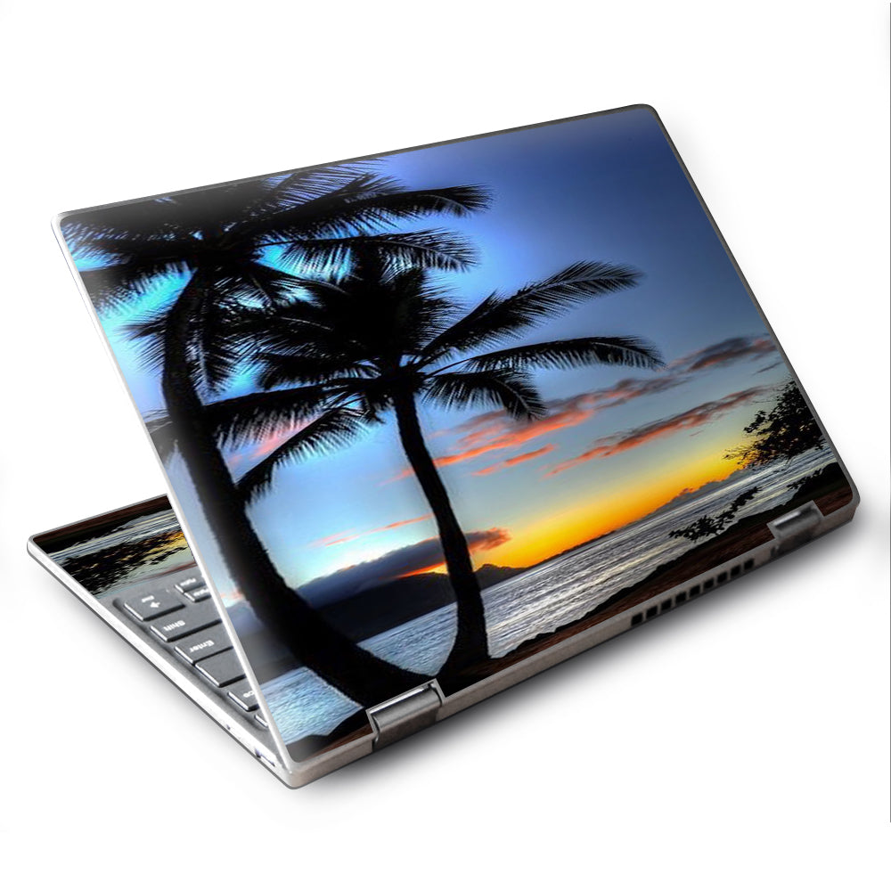  Paradise Sunset Palm Trees Lenovo Yoga 710 11.6" Skin