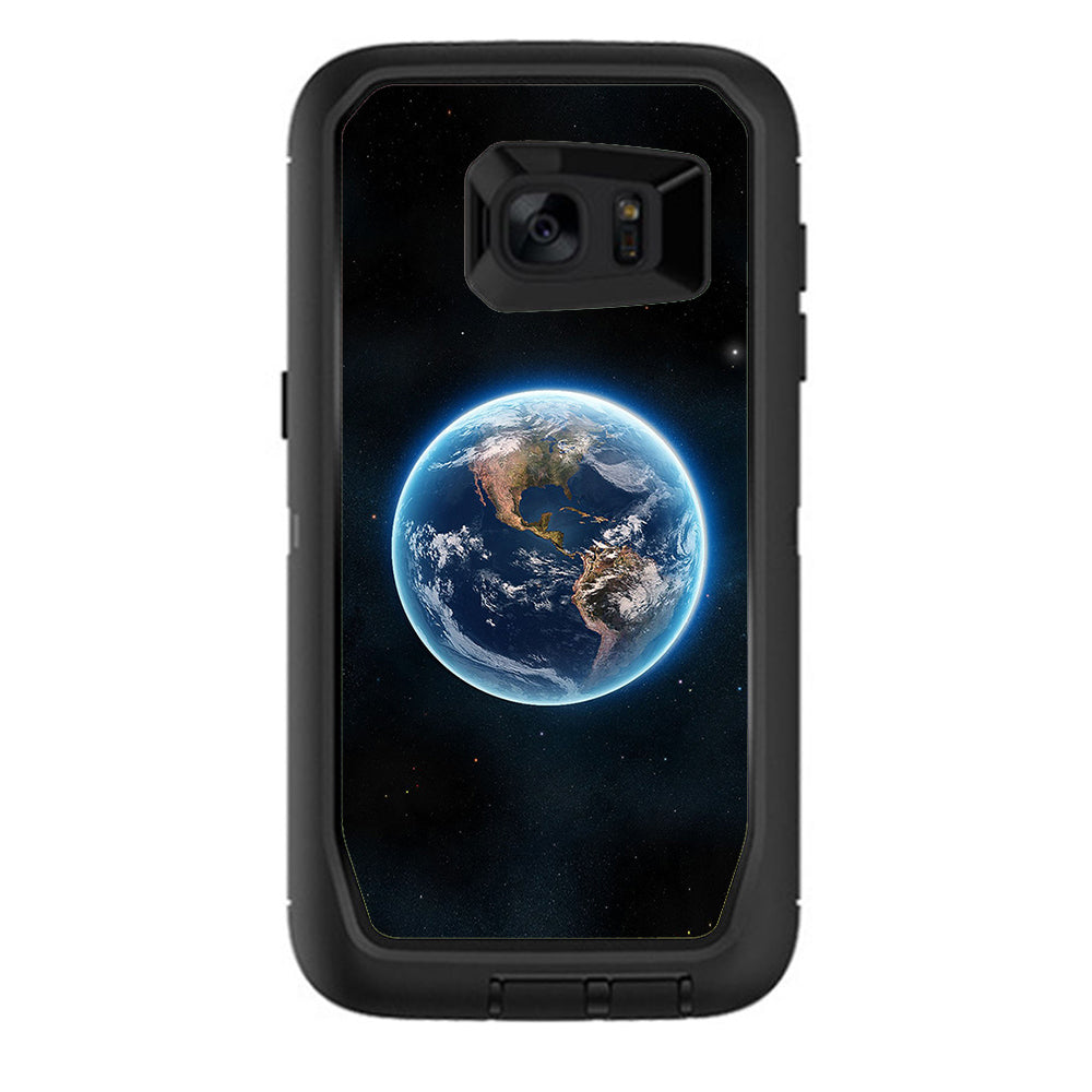 Planet Earth Outer Space Otterbox Defender Samsung Galaxy S7 Edge Skin