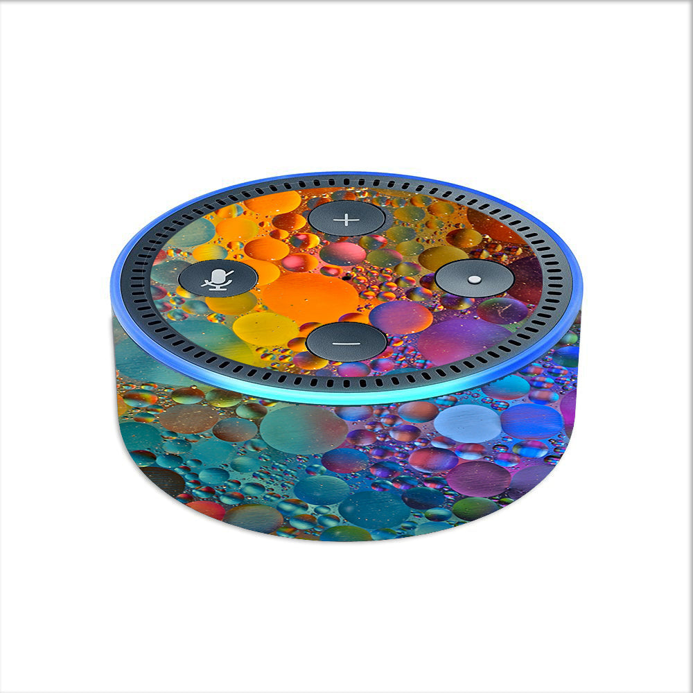  Color Bubbles Splash Drip Amazon Echo Dot 2nd Gen Skin