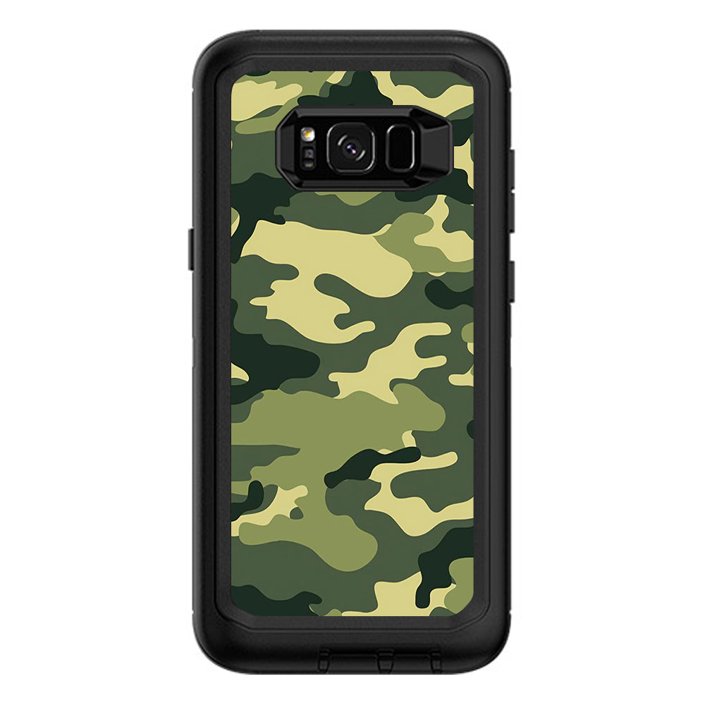  Green Camo Original Camouflage  Otterbox Defender Samsung Galaxy S8 Plus Skin