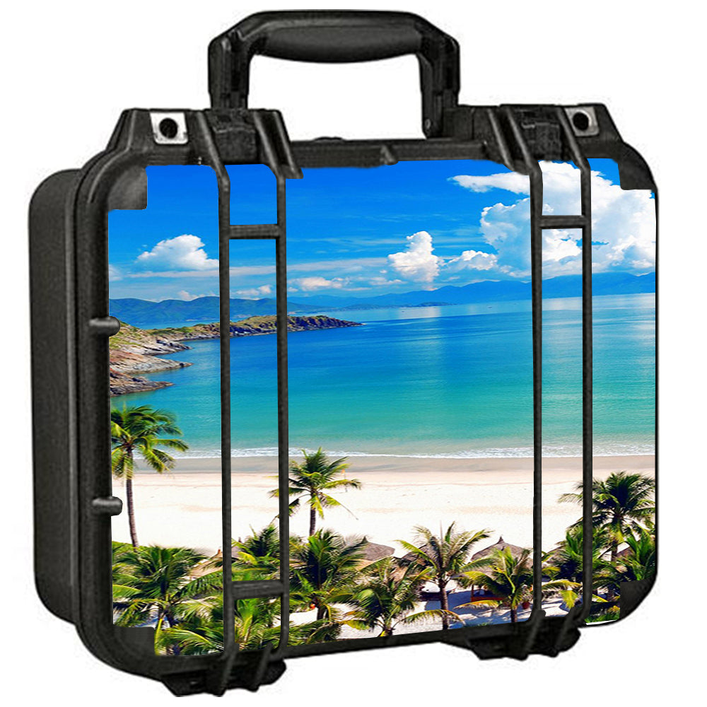  Tropical Paradise Palm Trees Pelican Case 1400 Skin