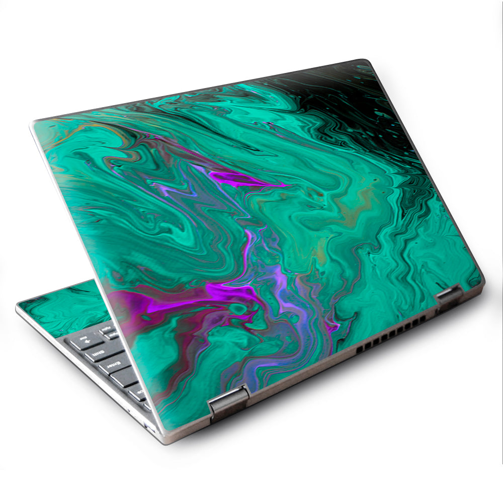  Paint Swirls Abstract Watercolor Lenovo Yoga 710 11.6" Skin