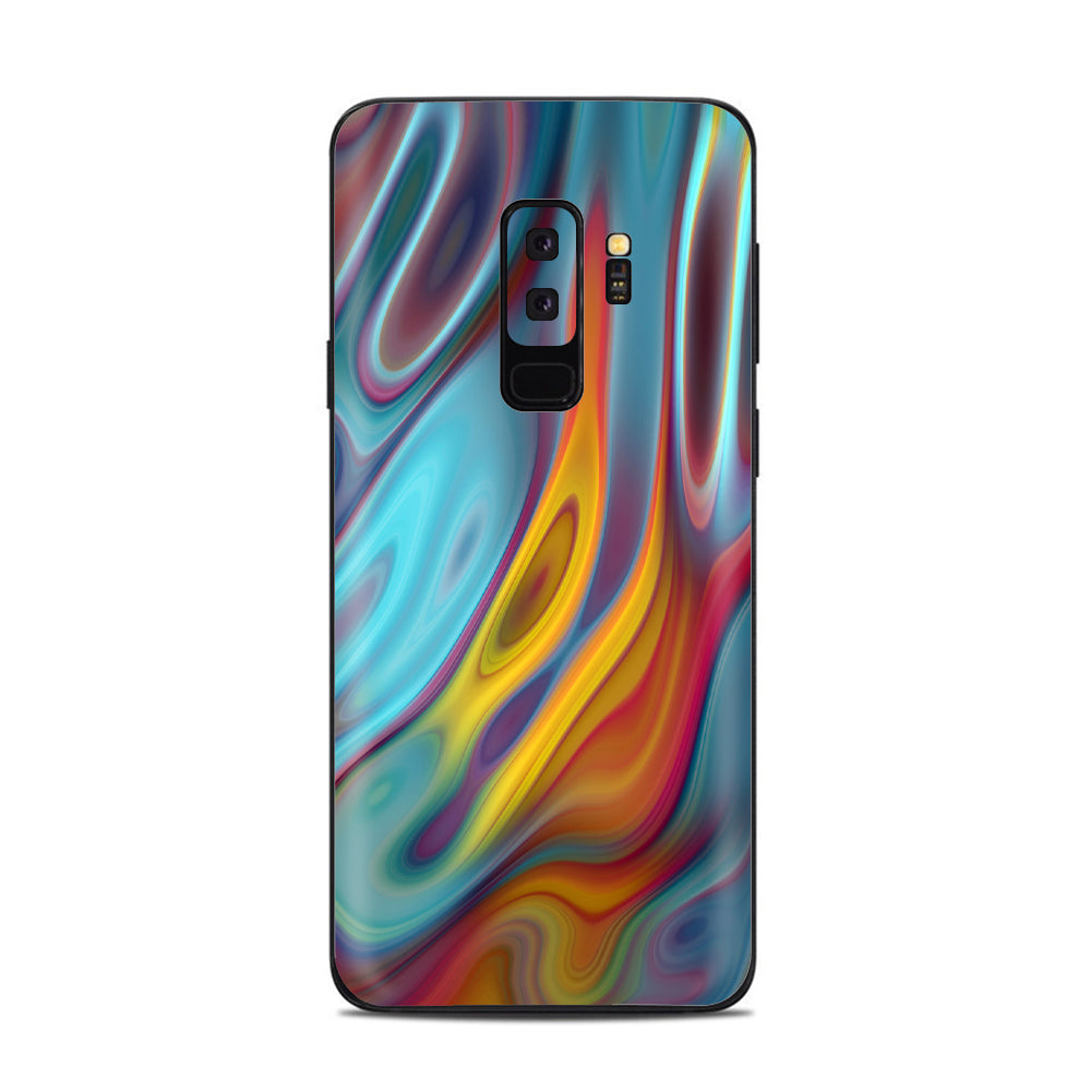  Color Glass Opalescent Resin  Samsung Galaxy S9 Plus Skin