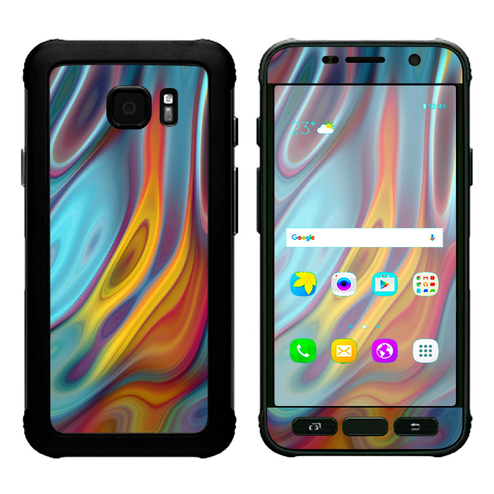  Color Glass Opalescent Resin  Samsung Galaxy S7 Active Skin