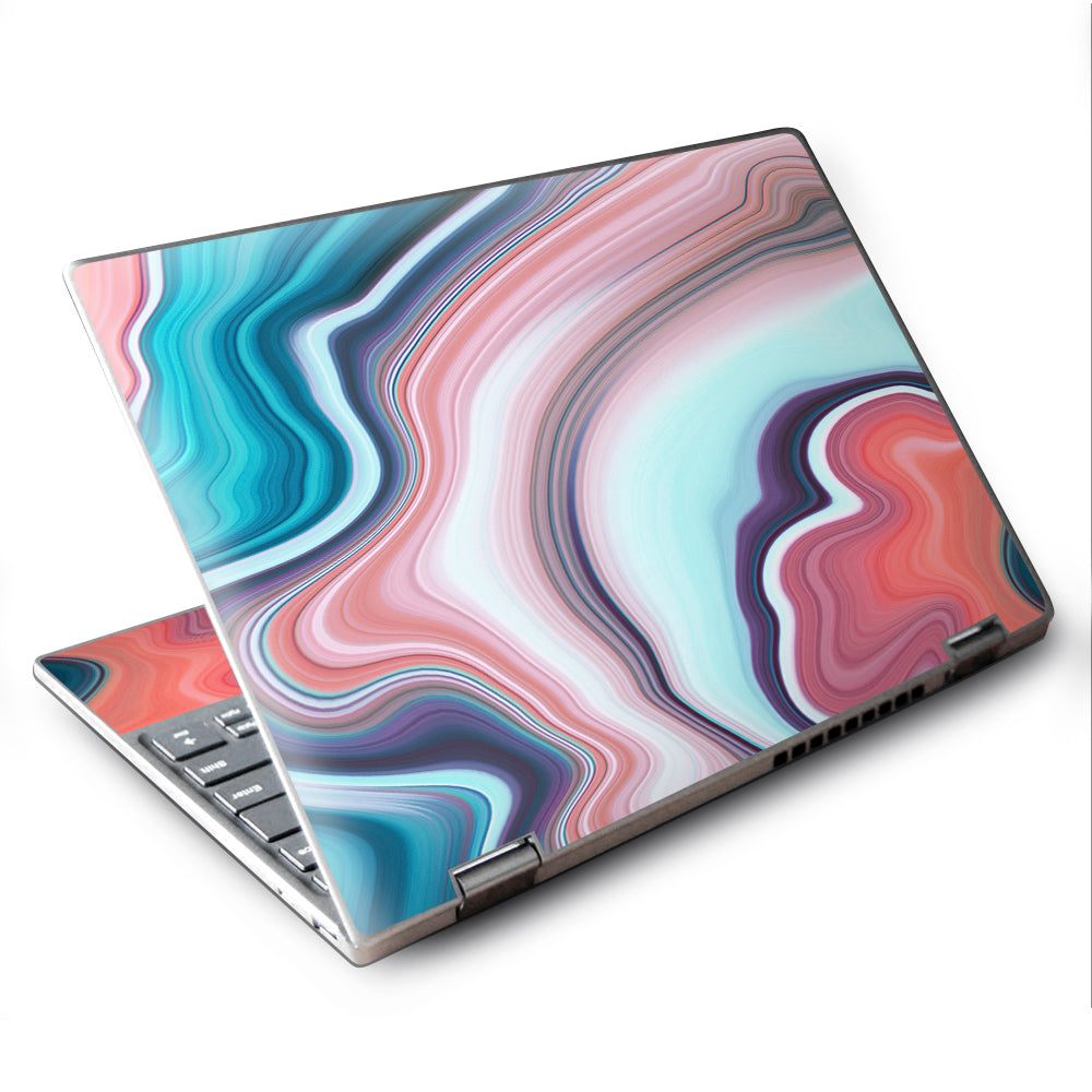  Geode Stone Rock Swirl Mix Lenovo Yoga 710 11.6" Skin