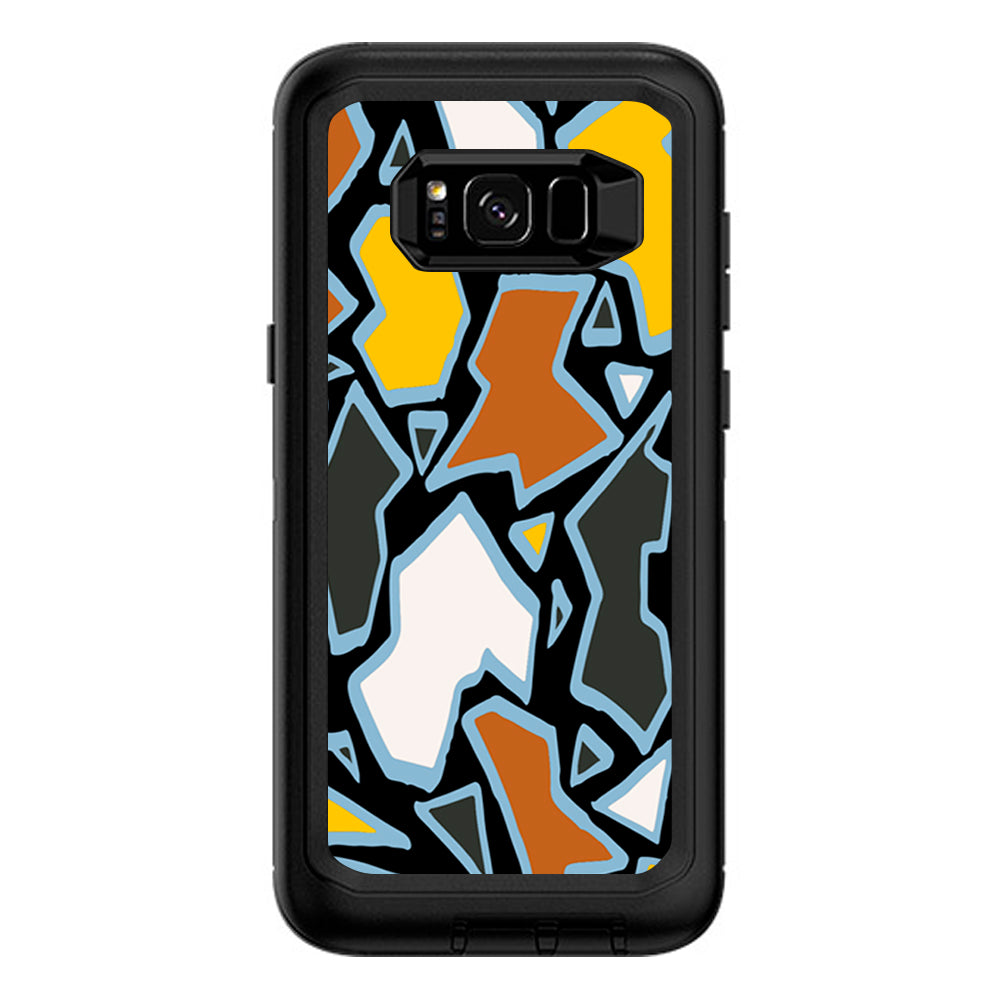  Pop Art Stained Glass Otterbox Defender Samsung Galaxy S8 Plus Skin