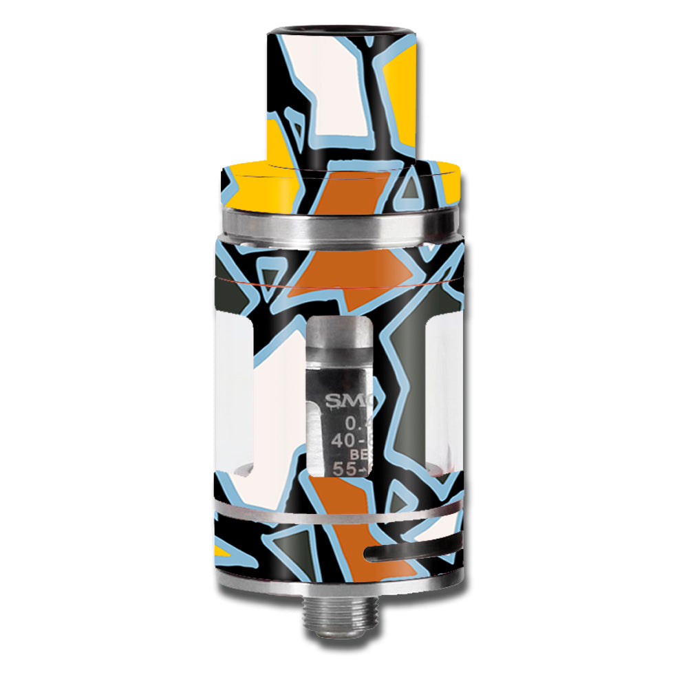  Pop Art Stained Glass Smok TFV8 Micro Baby Beast  Skin