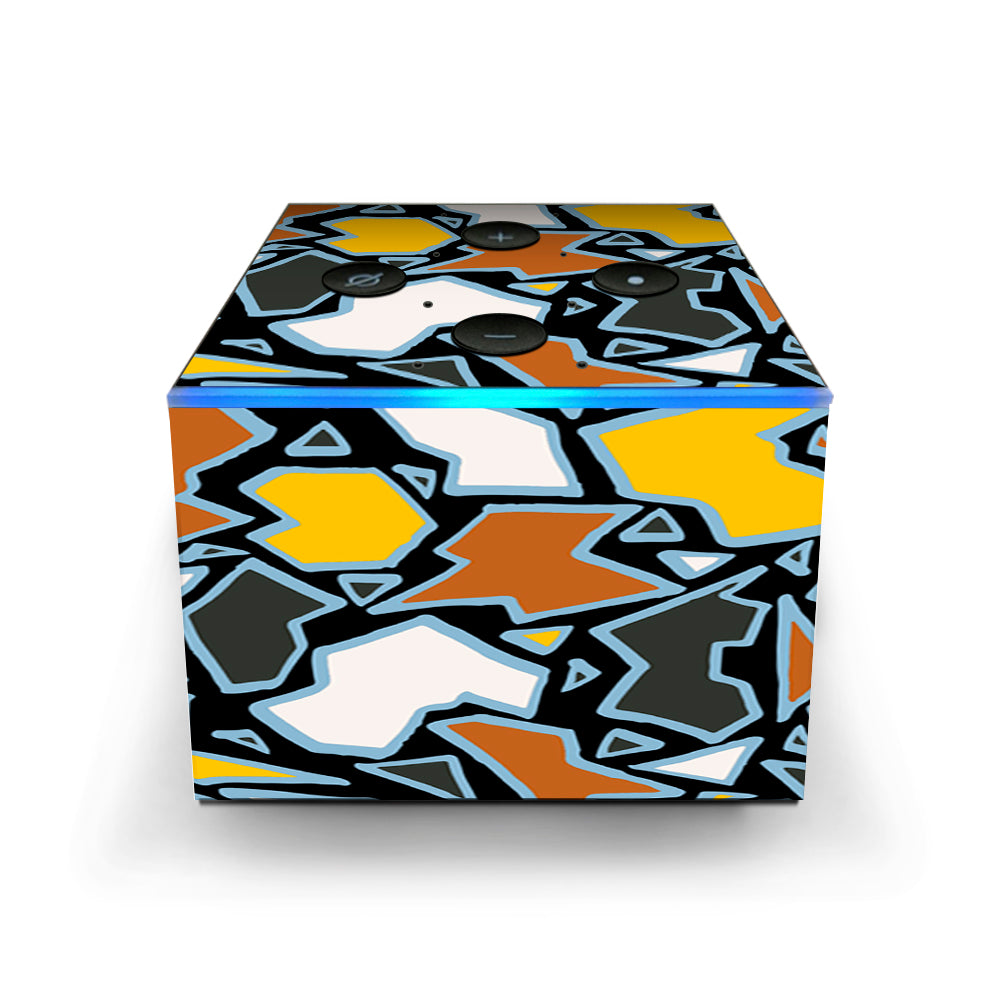  Pop Art Stained Glass Amazon Fire TV Cube Skin