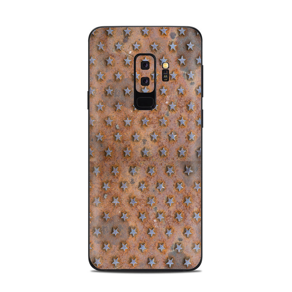  Patina Copper Stars Metal Samsung Galaxy S9 Plus Skin
