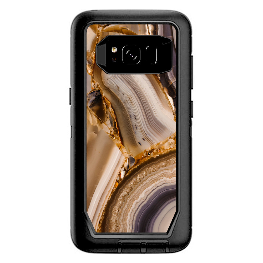  Rock Disection Geode Precious Stone Otterbox Defender Samsung Galaxy S8 Skin