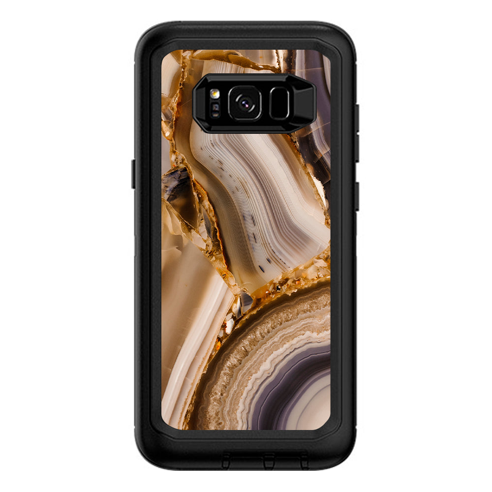  Rock Disection Geode Precious Stone Otterbox Defender Samsung Galaxy S8 Plus Skin
