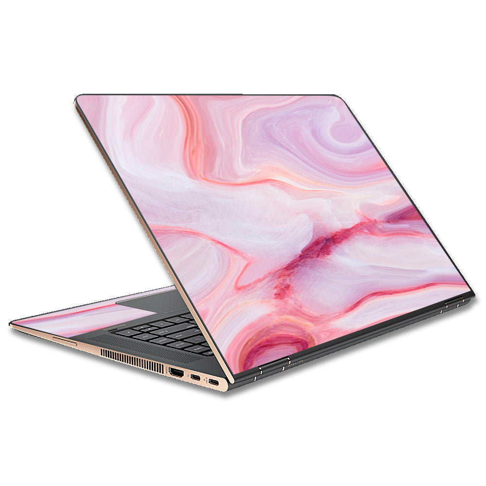  Pink Stone Marble Geode HP Spectre x360 15t Skin