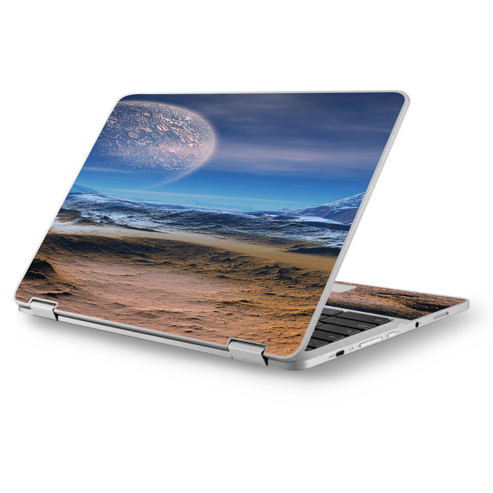  Space Planet Moon Surface Outerspace Asus Chromebook Flip 12.5" Skin