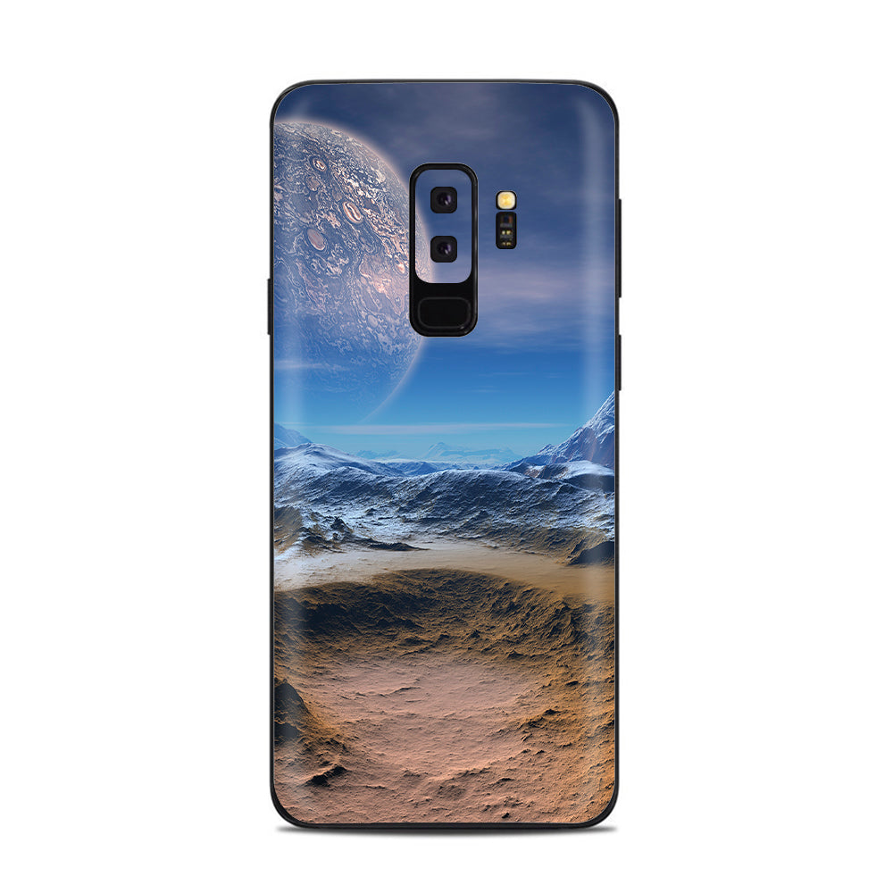  Space Planet Moon Surface Outerspace Samsung Galaxy S9 Plus Skin