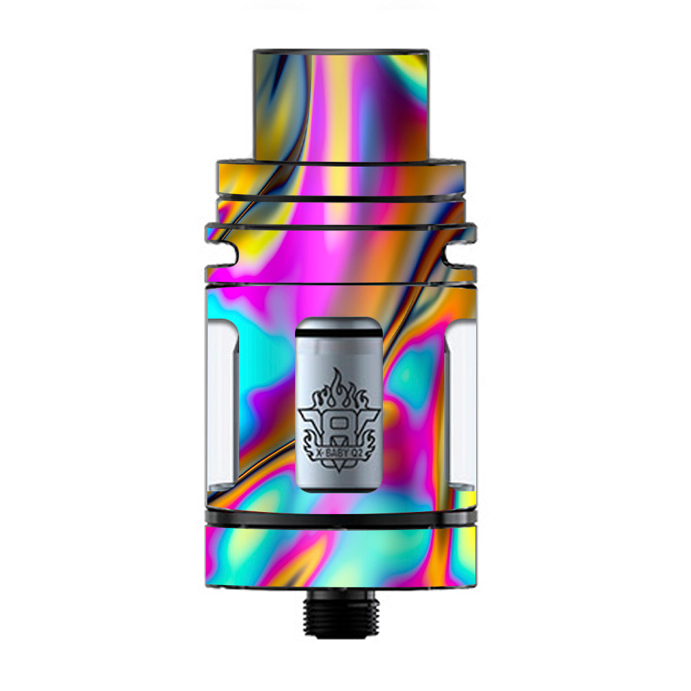  Oil Slick Resin Iridium Glass Colors TFV8 X-baby Tank Smok Skin