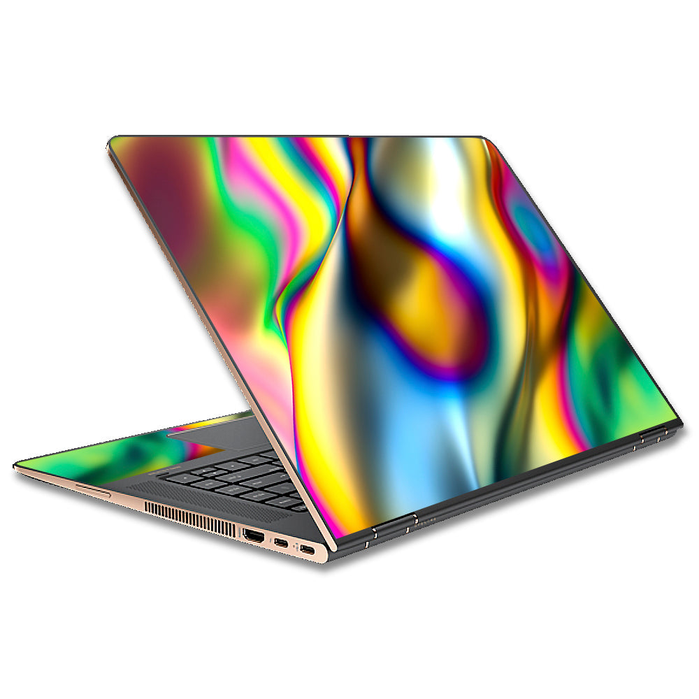 Oil Slick Rainbow Opalescent Design Awesome HP Spectre x360 15t Skin